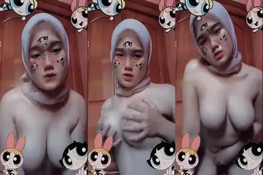 ABG Jilbab Susu Diremas Keras Desah Nafsu Liar
